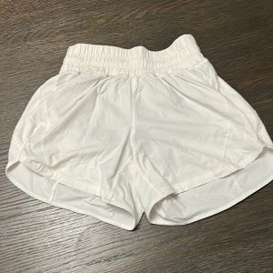 White Lululemon shorts!
